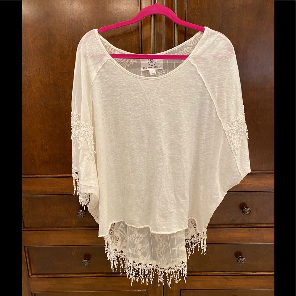 Sloan Rouge Top with Beautiful Details